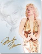 Marilyn Monroe Gold Dress