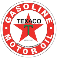 15" Dome Sign "Texaco"