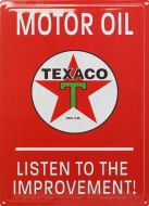 8x12 Metal Sign "Texaco Red"