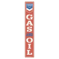 36"x6" Standard Station Die Cut Metal Sign