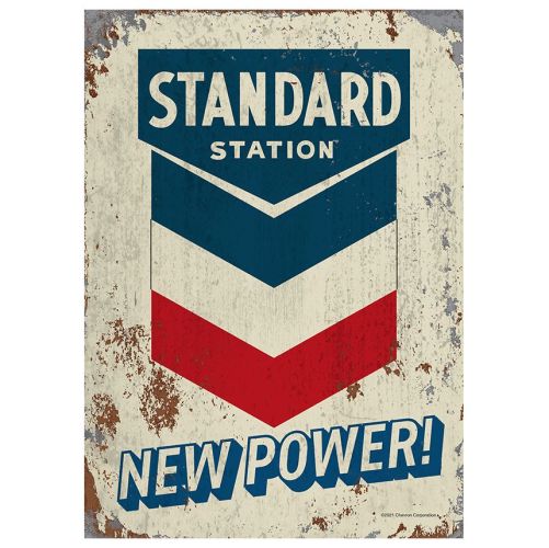 12x17 Sign "Chevron Standard"