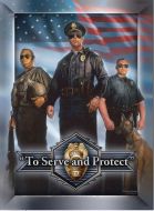 12x17 Metal Sign "Police"