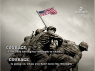 12x17 Metal Sign "Marines: Courage"