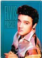 12x17 Rolled Edge-Elvis (Blue)