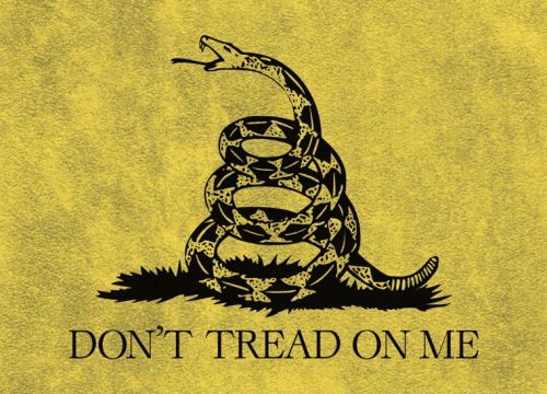 12x17 Metal Sign "Don't Tread"