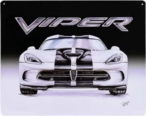 12x15 Metal Sign: Viper