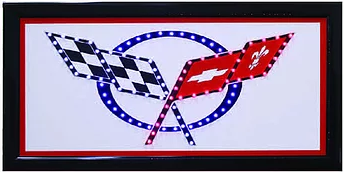 10"x19" Corvette LED Sign 