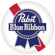 15" Dome Sign: Pabst Blue Ribbon