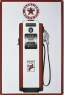 11.75"x17.75" Aluminum Sign: Texaco