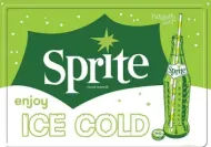 12x17 Rolled Edge Metal Sign: Sprite