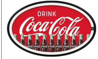 17" Drink Coca-Cola Oval Rope LED