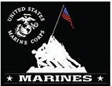 12x15 Metal Sign "Marine Memorial"