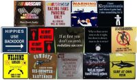 Metal Sign Magnets (Assortment C)