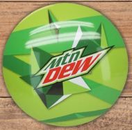 15" Dome Sign: Mt. Dew