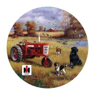15" Dome Sign: IH Farmall w/ Dog