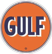 15" Dome Sign: Gulf