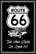 8x12 Metal Sign "Rt 66 Get Your Kicks"