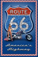 12x16 Metal Sign "Route 66 America's Hwy"