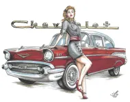 12 x 15 Metal Sign "Chevrolet"