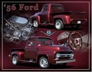 12x15 Metal Sign "56 Ford Pick Up"