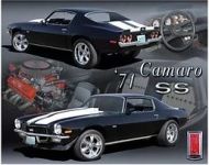 12x15 Metal Sign "71 Camaro SS"