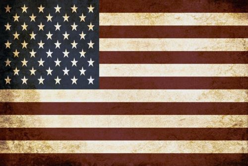 8x12 Metal Sign "US Flag"