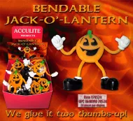 Bendable Pumpkin (24 Ct/Display)