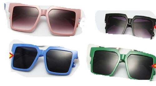 Novelty Eyewear with 'M' on Side (4 Colors)