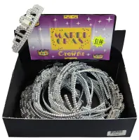 Plastic Crown/Wand Set (48 Pcs Total)