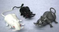 Rubber Mice (Assorted Colors)