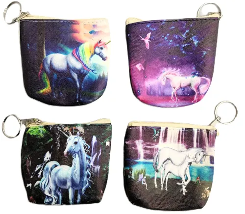 Unicorn Coin Purse w/ Zipper (4 Designs)