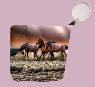 Horse Coin Purse with Zipper