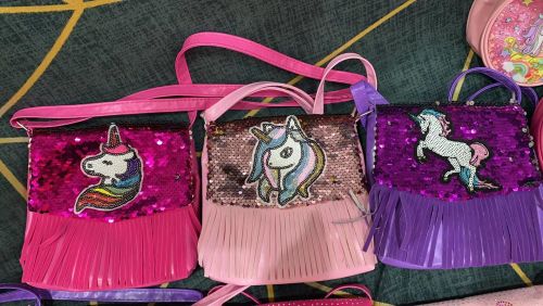 Unicorn Purse with Fringe