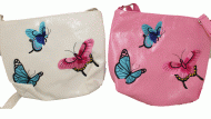 Embroider Butterfly Purse