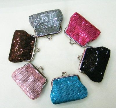 Coin Purse "Sequin" Asst Colors