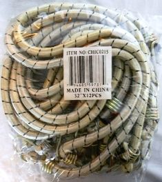 12 pc 32" Heavy Bungee Cord Set