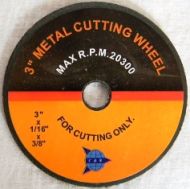 3"x1/16"  Metal Cutting Wheel