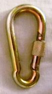 2.3" Heavy Duty Carabiner with Screw-Snap Hook
