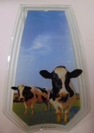 Two Cows Touch Lamp Glass